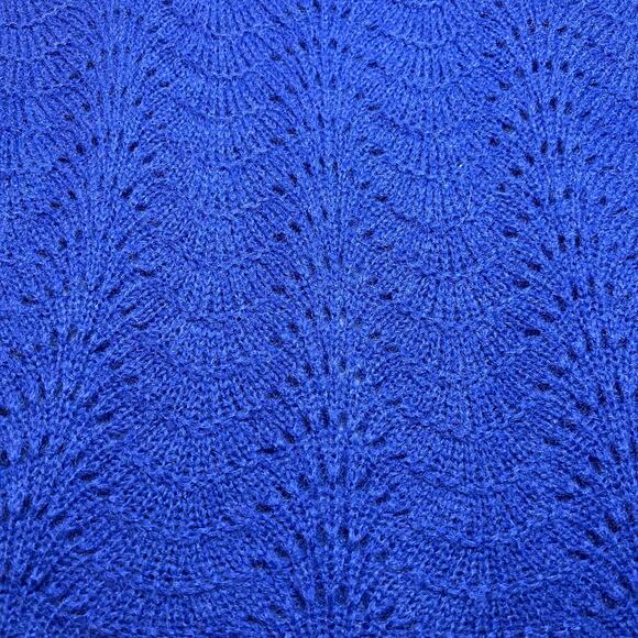 Sanctuary Kidmohair Wool Blend Pointelle Knit Sweater Size Small - Picture 5 of 9